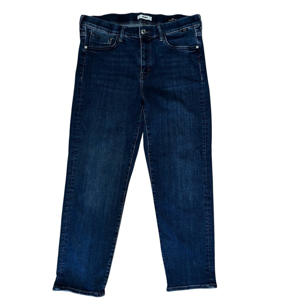 Mavi Blue Mid-Rise Straight Leg Jeans Libby size 38/29